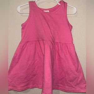 okie dokie Pink Tank Dress for Girls
